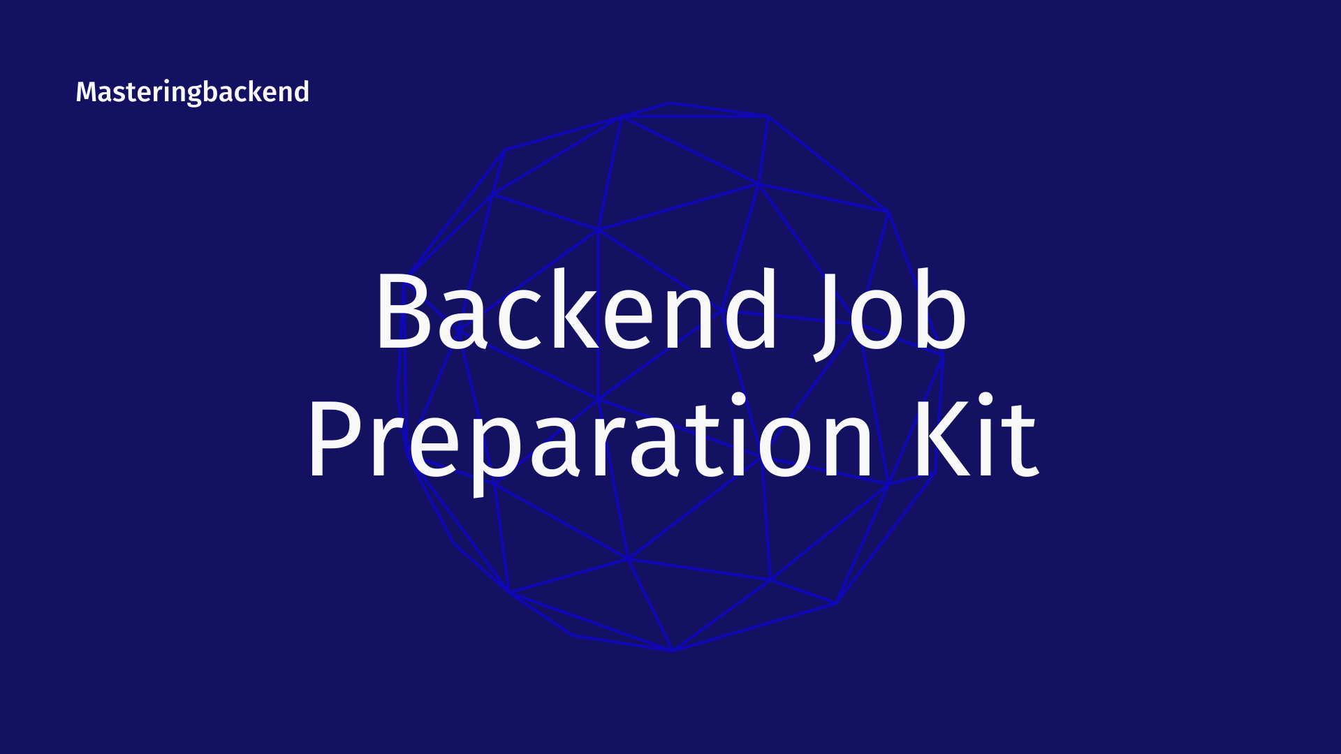 Backend Job Preparation Kits